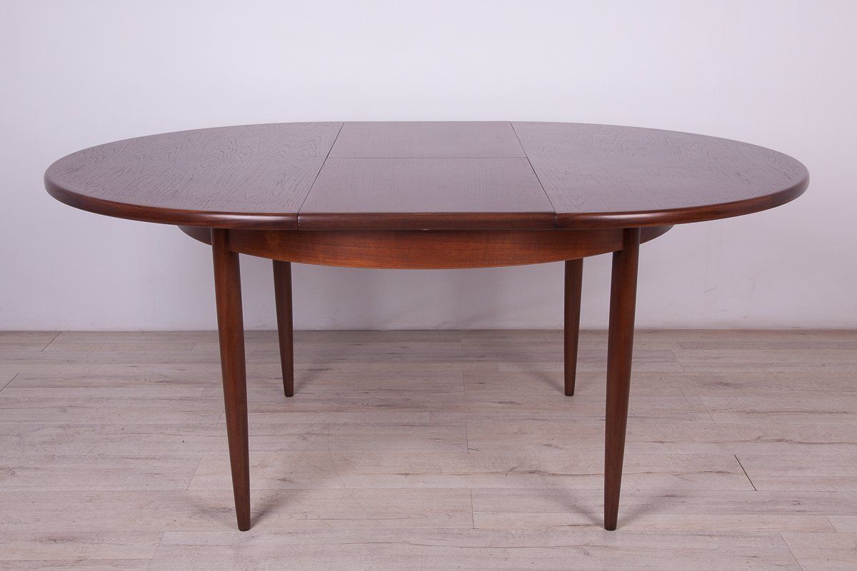 Furniture Mid Century Teak Round Fresco Dining Table From G Plan, 1960s photo