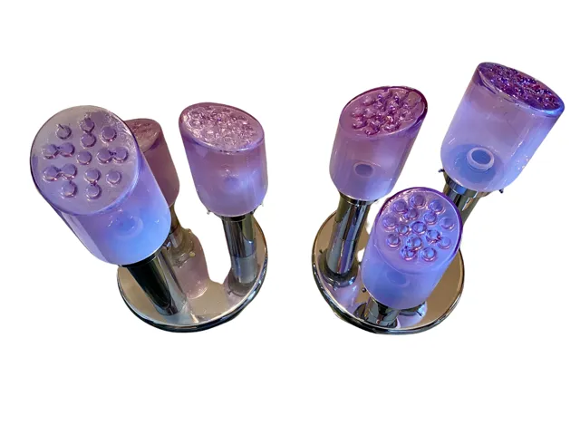 Toni Zuccheri Glass Murano Pair Of Lighting