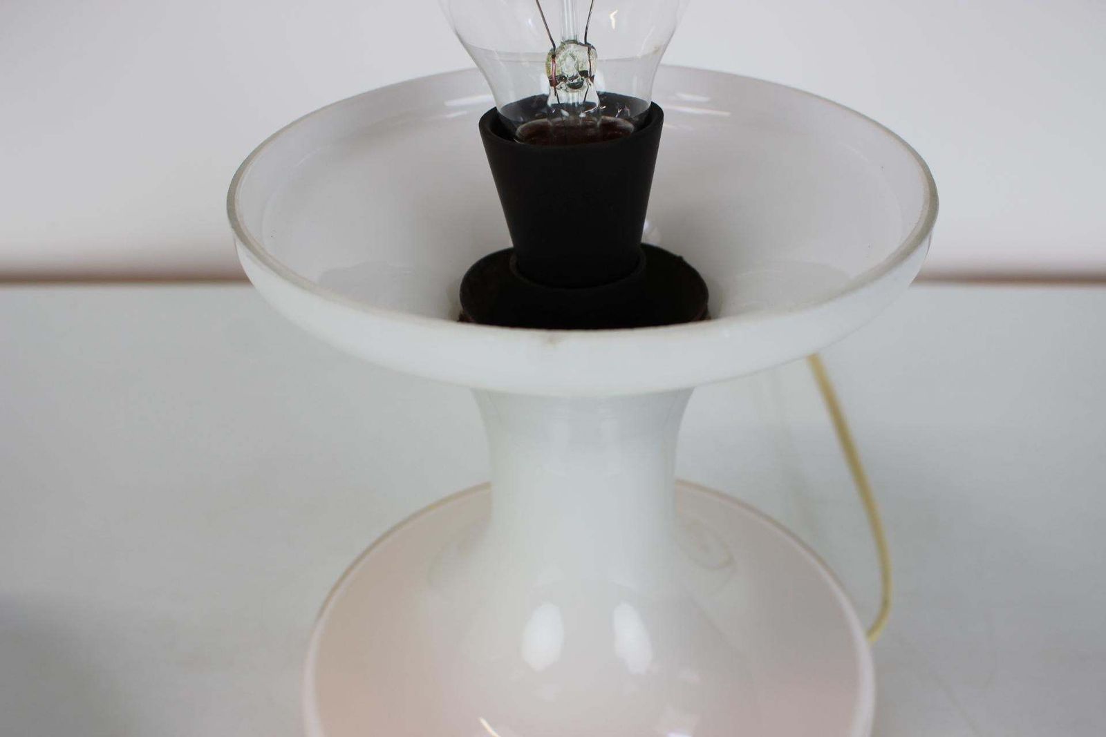 All Glass Table Lamp By Valasske Mezirici, 1970s photo buy