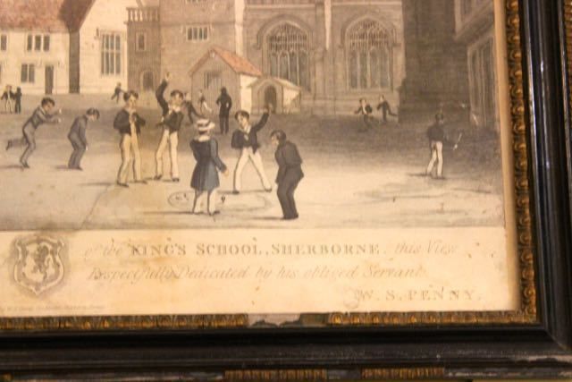Early Print Of Sherborne School Ralph Lyon photo Art