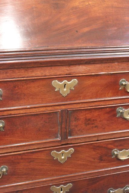 A Good 18thc. Mahogany Bureau, 18th Century And Earlier photo for sale