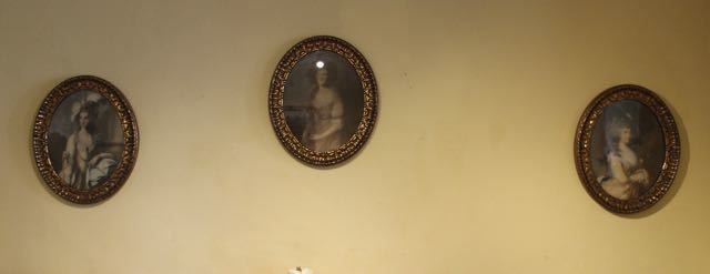 Set Of Three Edwardian Mezzo Tints/Prints In Gilt Wood Frames