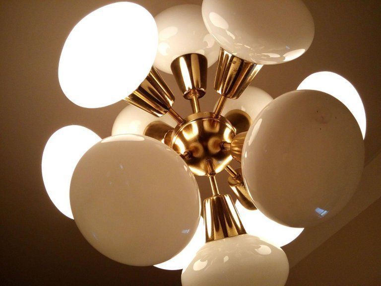 Sputnik Chandelier Kamenický šenov photo furniture