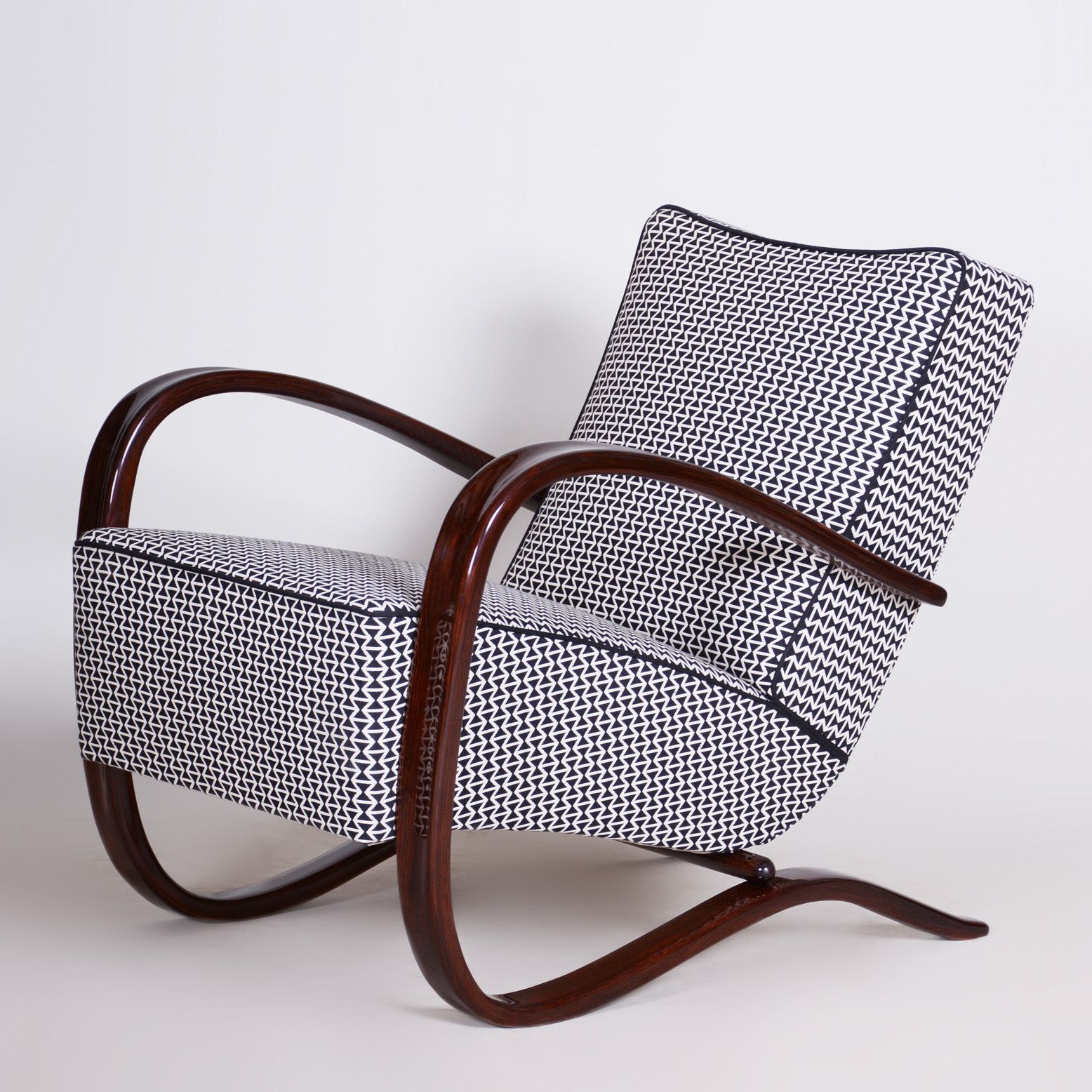 H269 Armchair Made In 1930s Czechia By Up Zavody And Designed By Halabala photo furniture