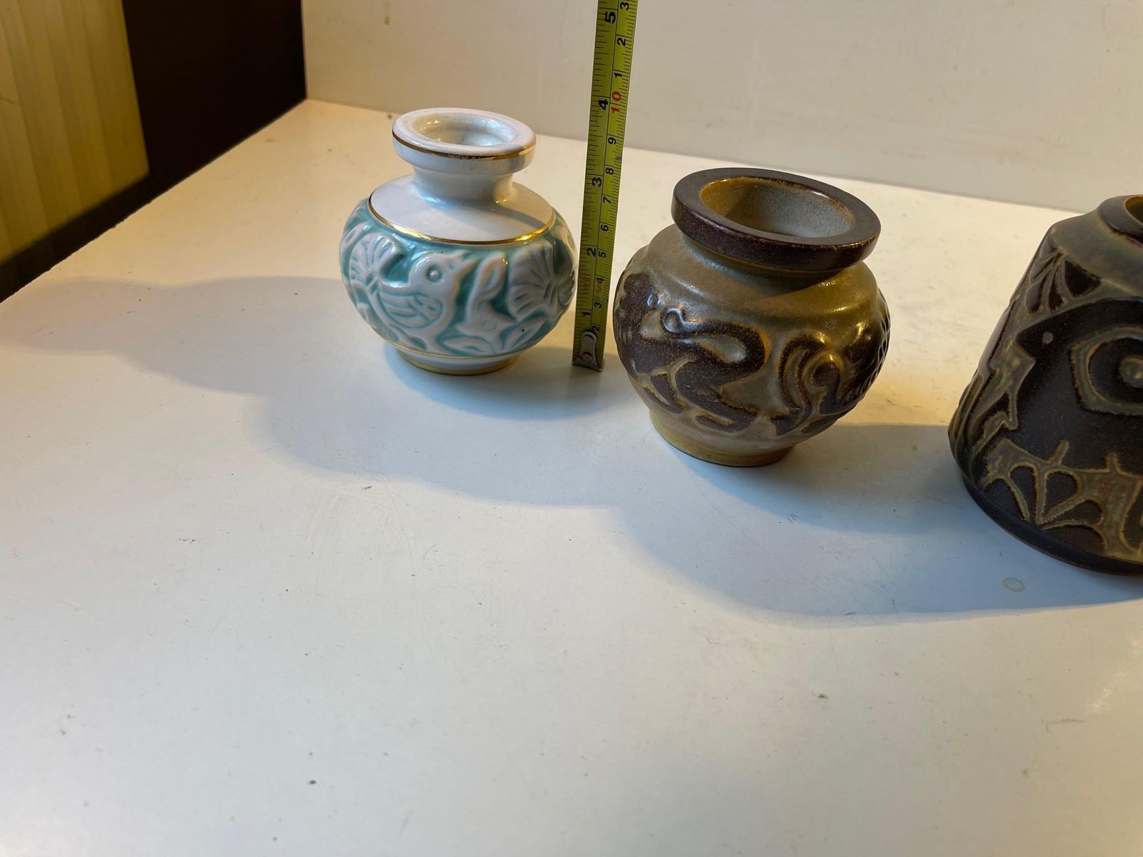 Group Of Danish Modern Animal Vases By Michael Andersen & Son, 1960s photo vintage