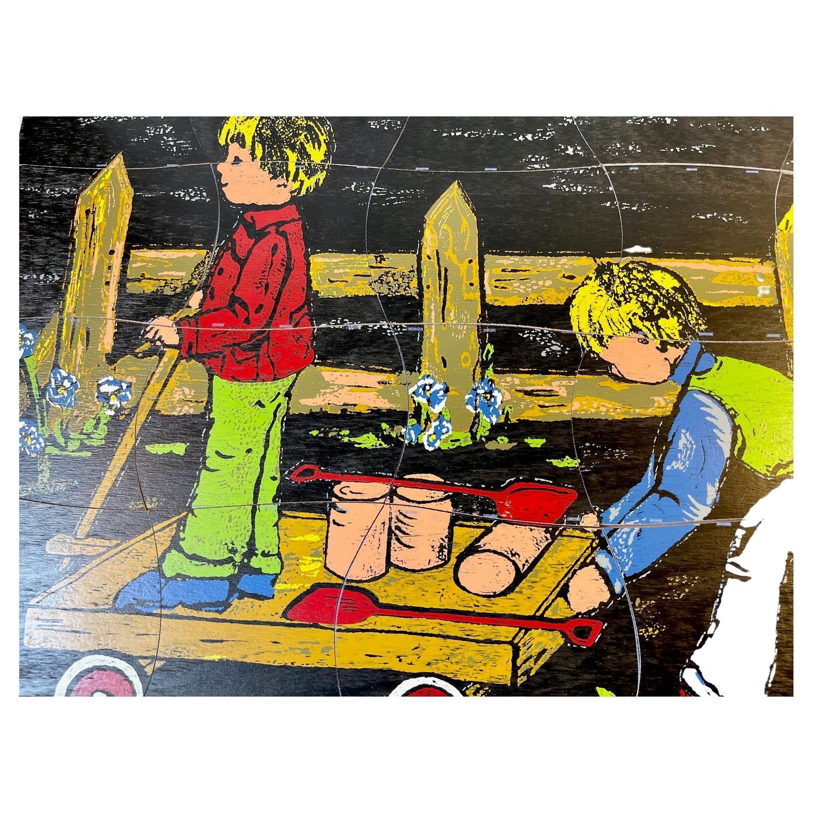Kay Bojesen Painted Wooden Puzzle, 1950s photo furniture