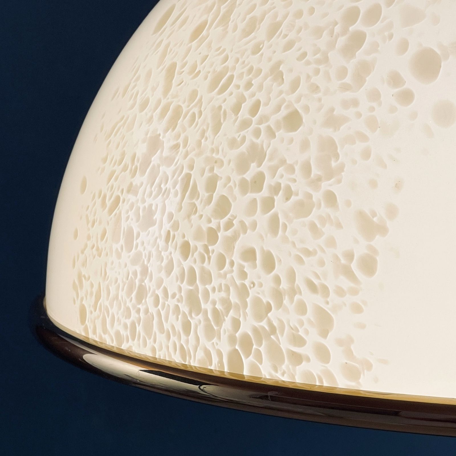Vintage Beige Murano Glazen Hanglamp Van F. Fabbian, Italië, Jaren 1970 photo buy