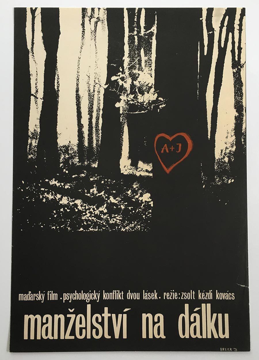 Original Film Poster, When Joseph Returns, Pavol Breier, 1976, Genuine Czech Vintage Print