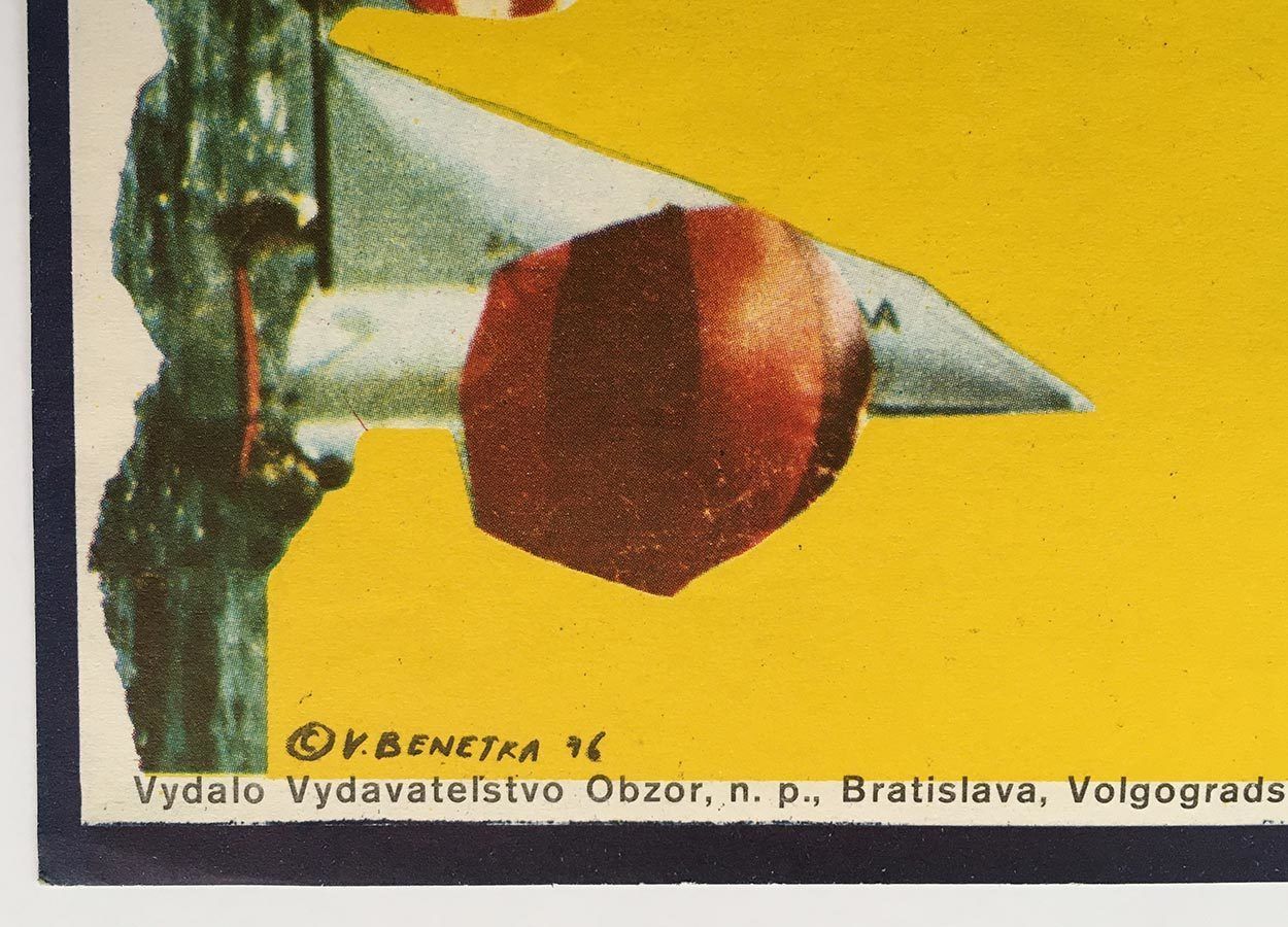Original Film Poster, The Sea Fairy, Vladimír Benetka, 1976, Genuine Czech Vintage Print photo for sale