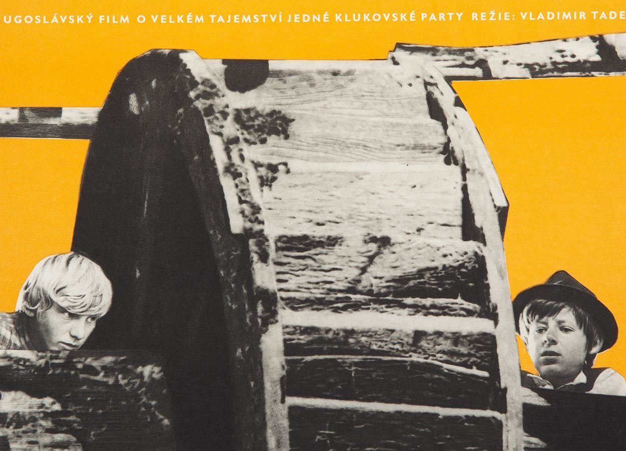 Original Film Poster, Pero The Lump’s Gang, Sylvie Budská, 1971, Genuine Czech Vintage Print photo furniture