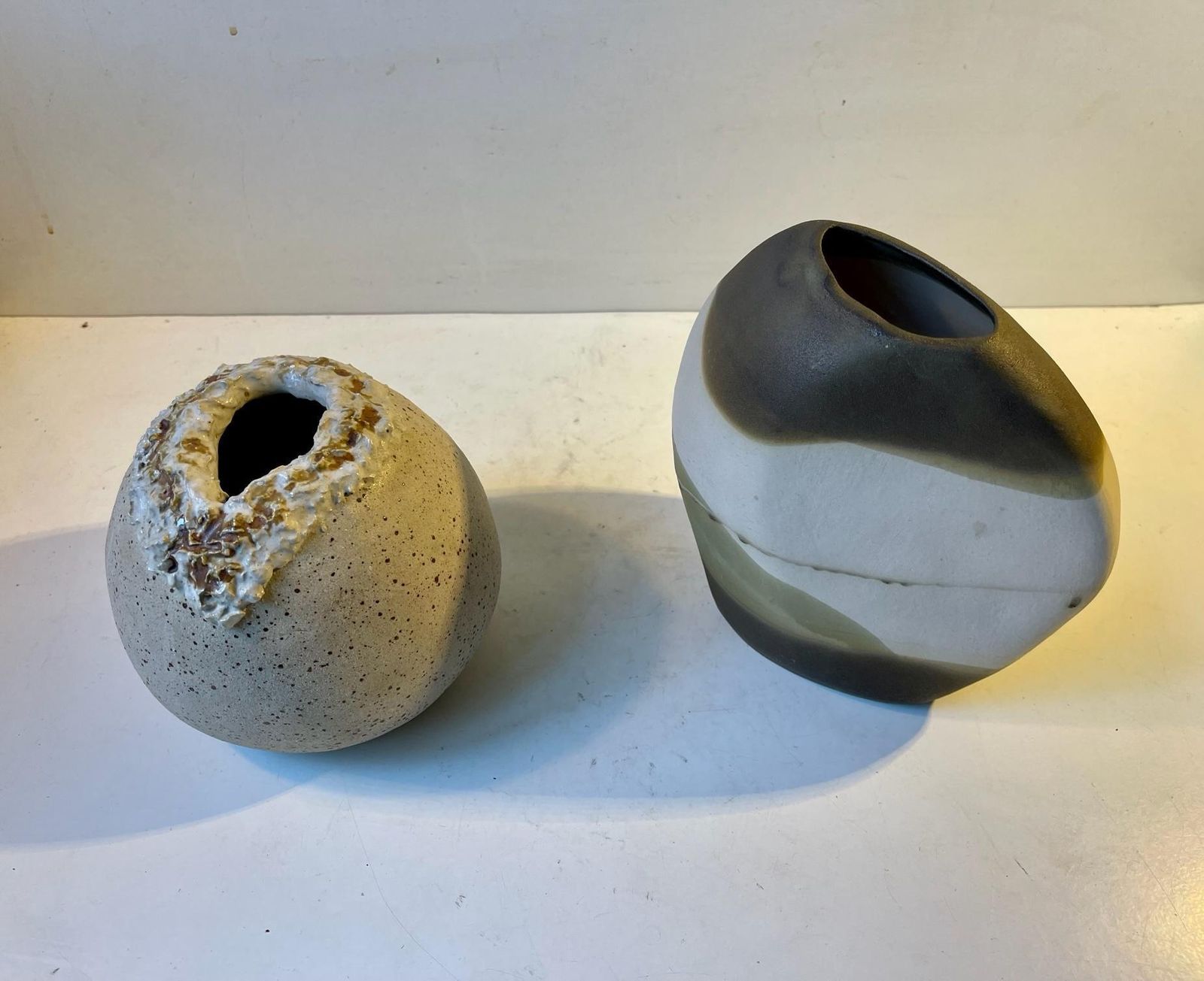 Scandinavian Modern Morphic Ceramic Vases photo for sale