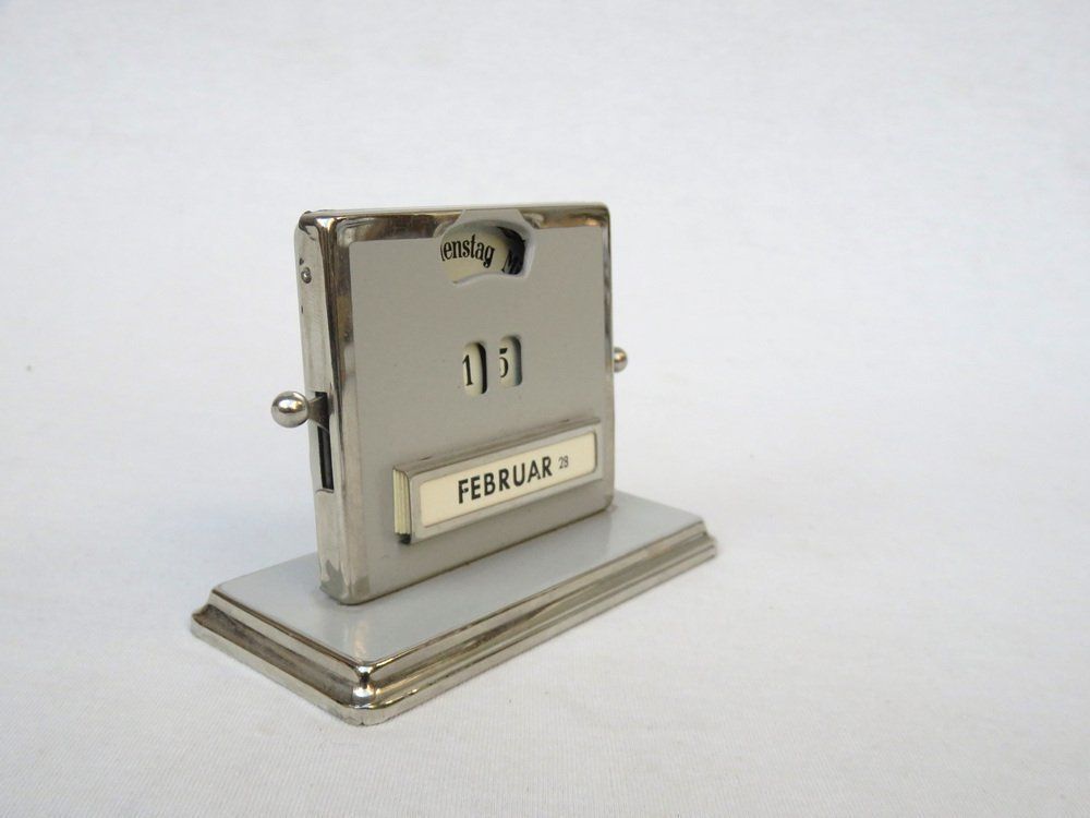 Art Deco Perpetual Calendar By Jakob Maul photo for sale