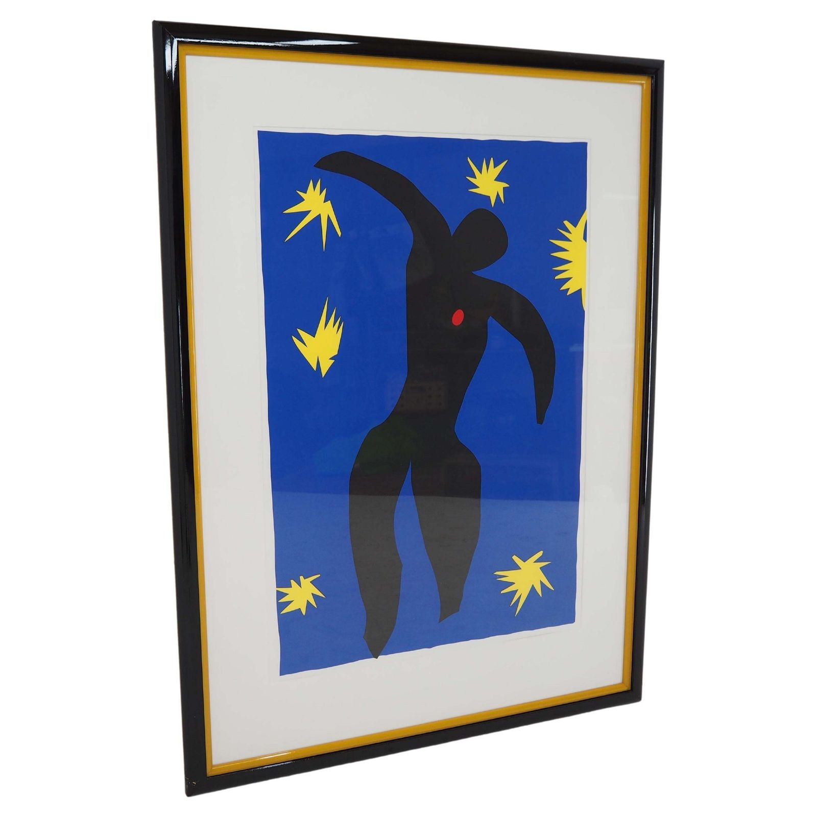 Vintage Abstract Poster "Icarus" By Henri Matisse, 1990s