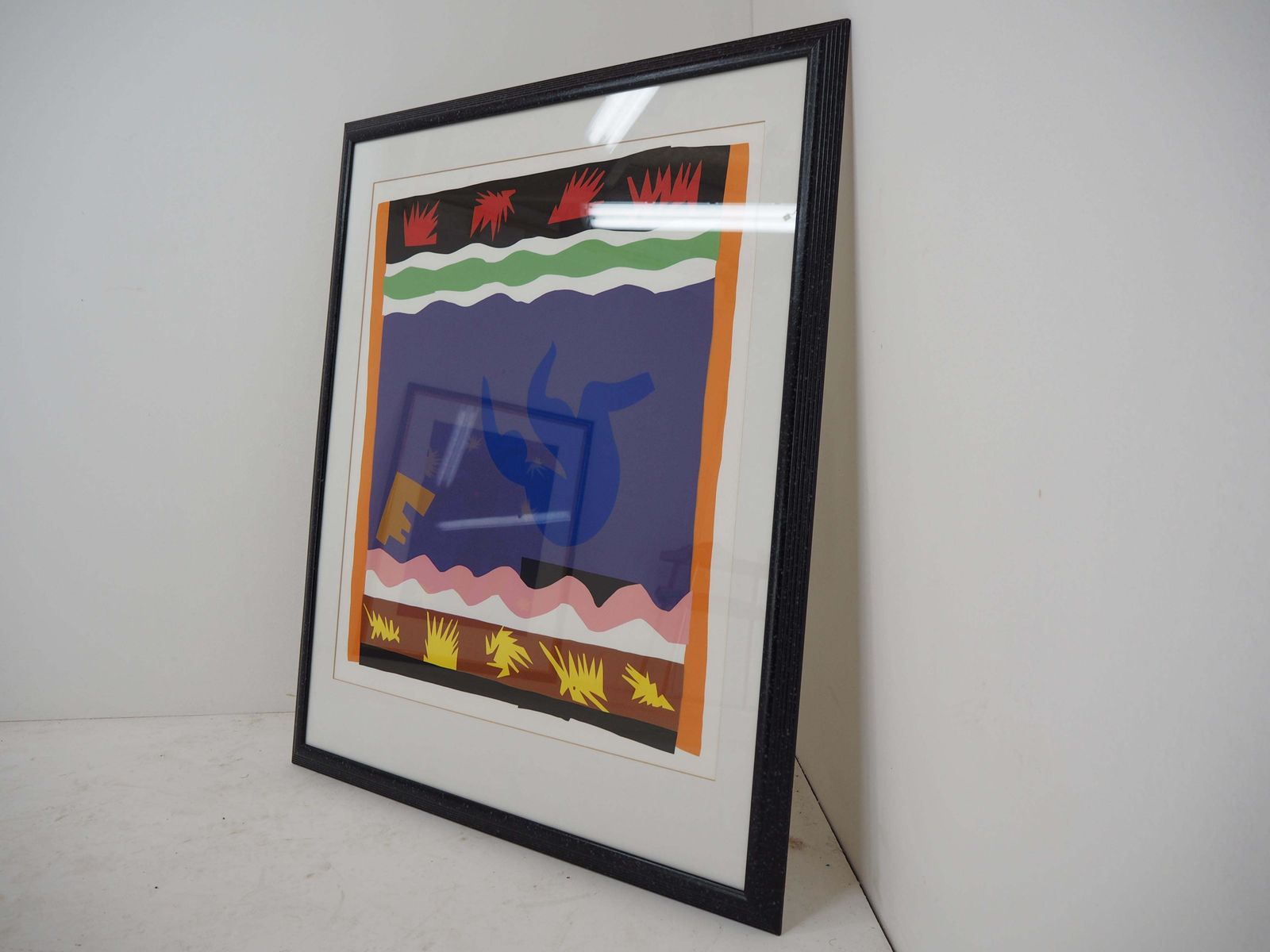 Vintage Abstract Poster By Henri Matisse, 1990s photo furniture