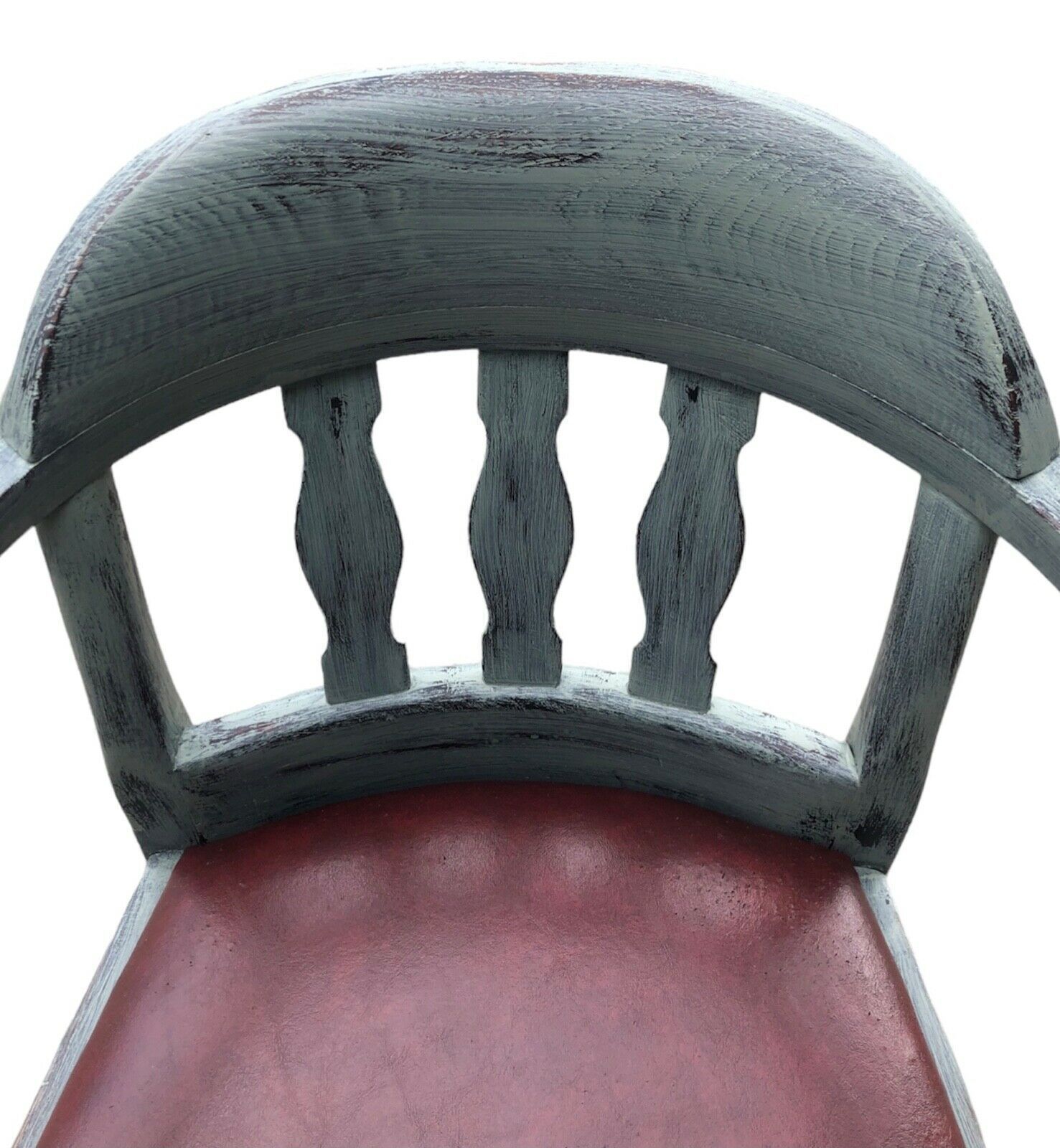 Handsome Vintage Heavy Oak Desk Chair photo 189.0