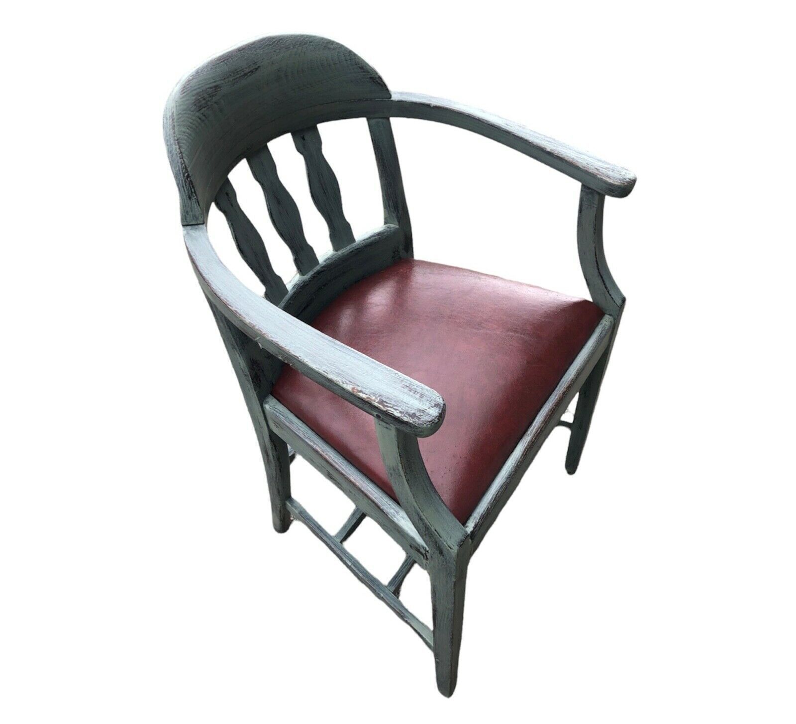 Handsome Vintage Heavy Oak Desk Chair