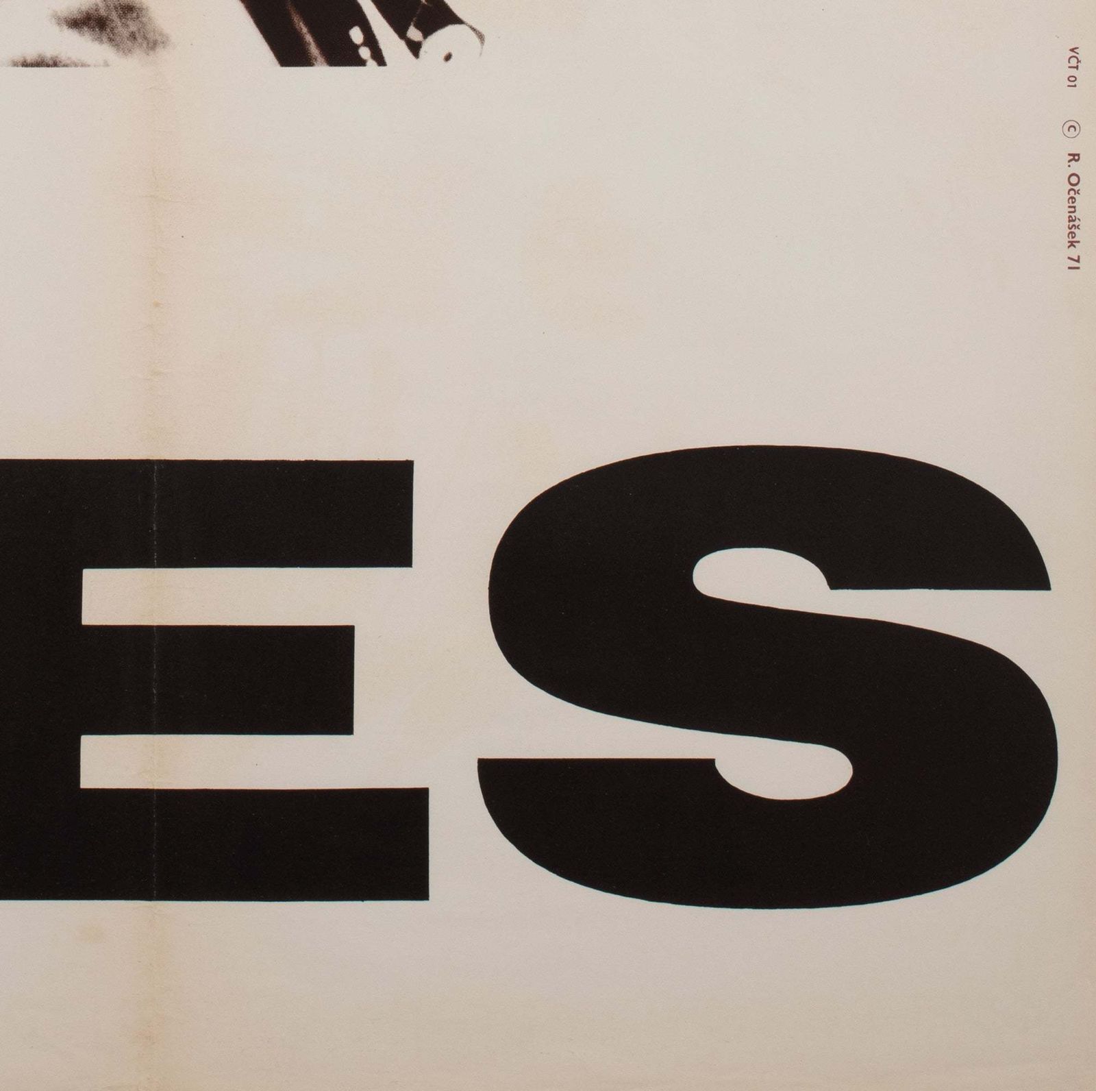 Kes 1971 Czech A1 Film Poster, Ocenasek photo vintage