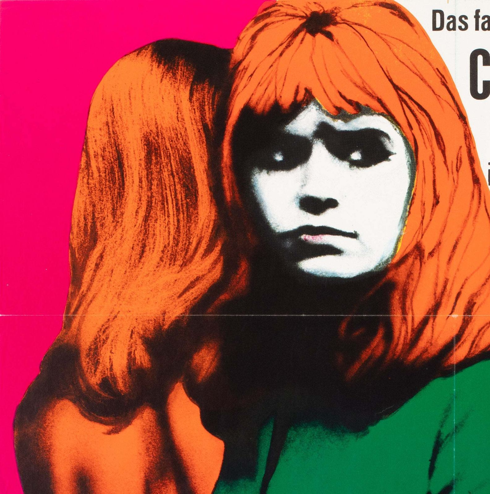 Poor Cow 1968 German Film Poster, Fischer photo vintage