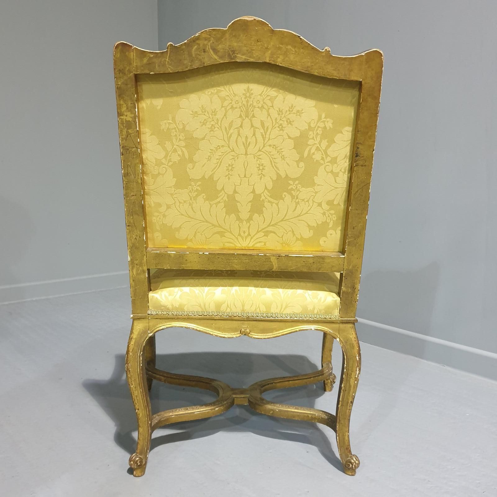 995.0 Superb Gilt Chair, 1800s, Antique photo