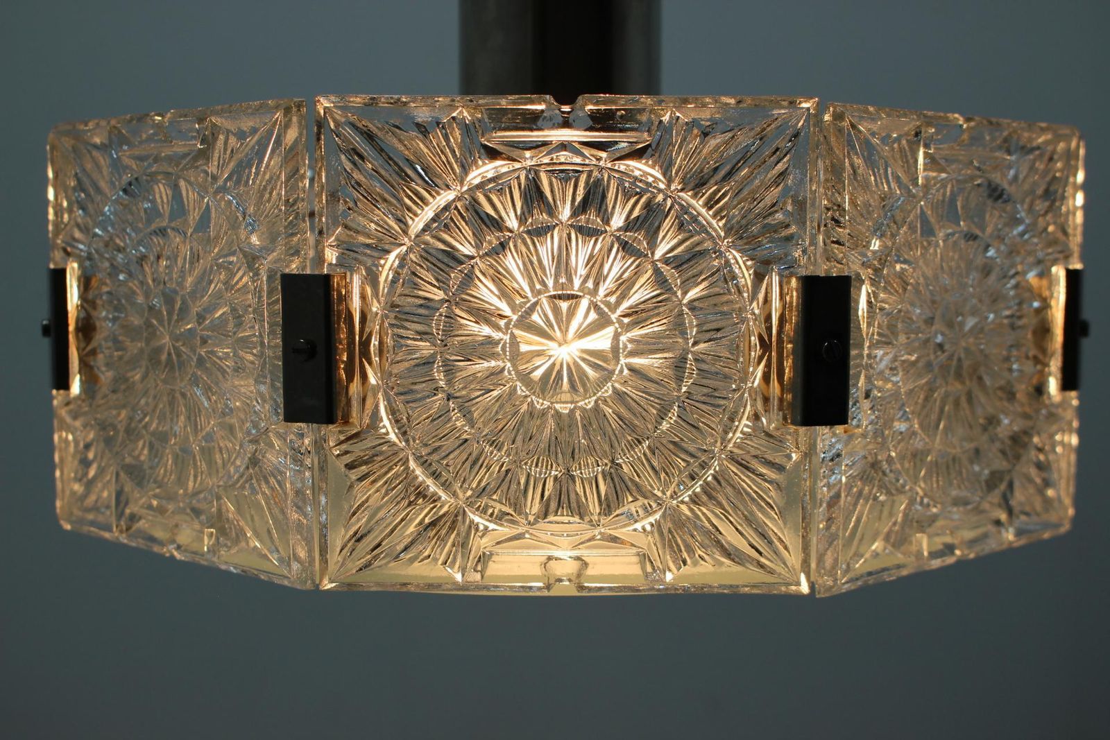 Design Mid Century Glass Pendant By Kamenicky Senov, 1970s   Up To Six Pieces ! photo furniture