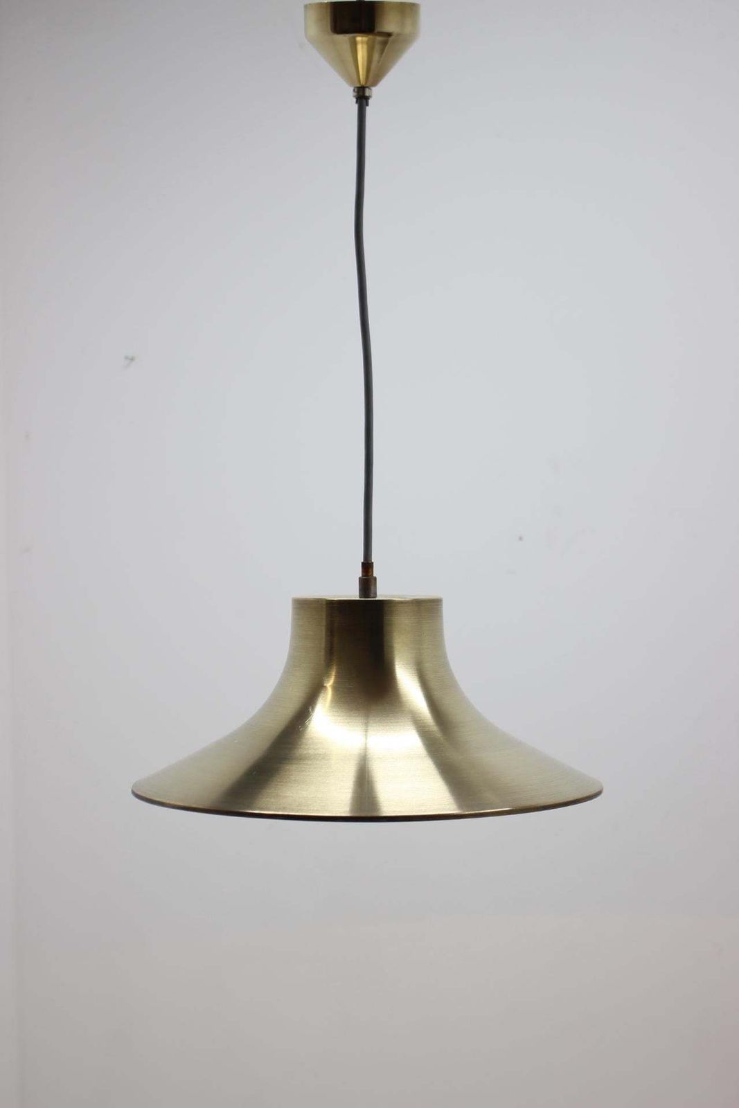 Mid Century Design Messing Hanglamp Van Napako, Jaren 1970 photo for sale