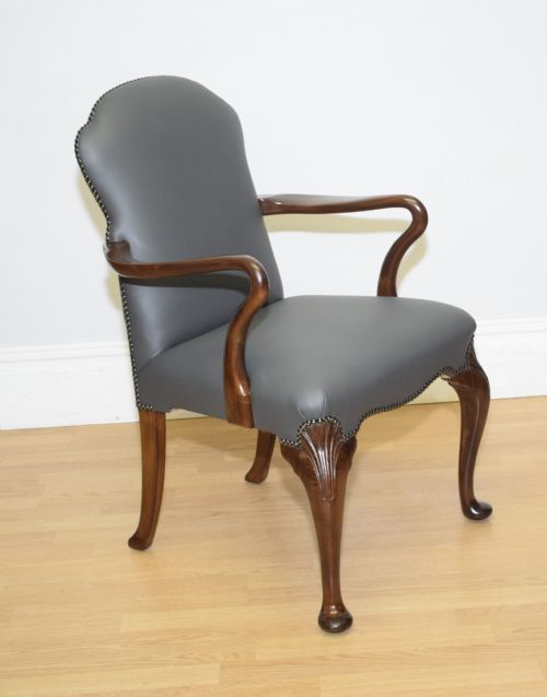 Furniture Antique Desk Chair / Library Chair photo