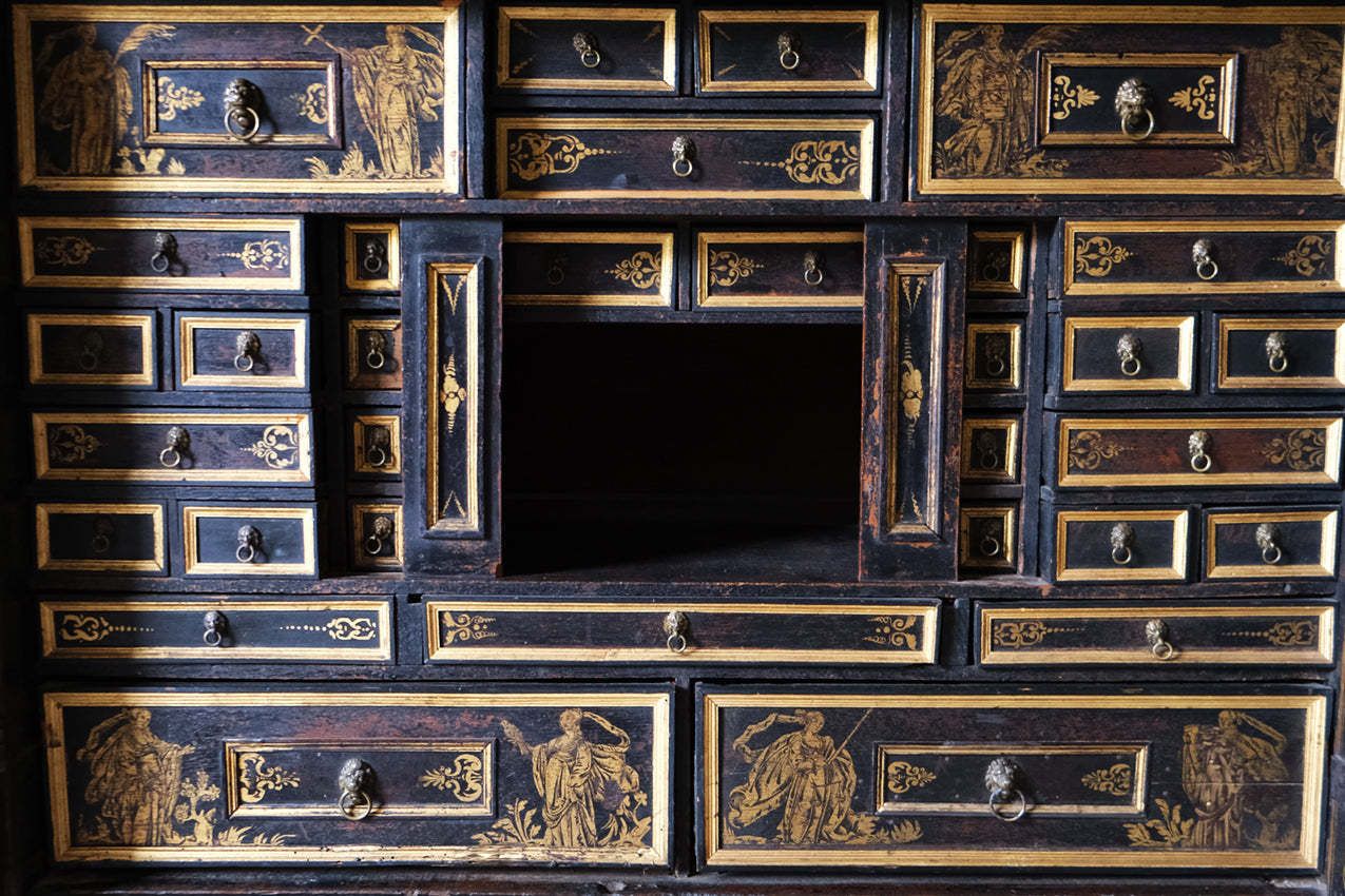 Dutch Oak Cabinet On Stand, 18th Century And Earlier photo Furniture