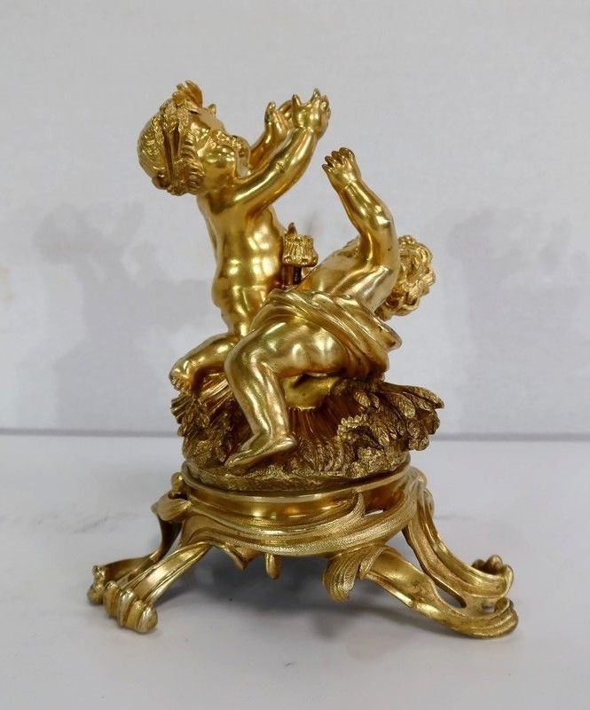 Group In Gilt Bronze, In The Style Of Louis XV, Napoleon III Period   Circa 1850