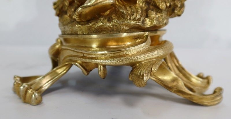 photo for sale Group In Gilt Bronze, In The Style Of Louis XV, Napoleon III Period   Circa 1850