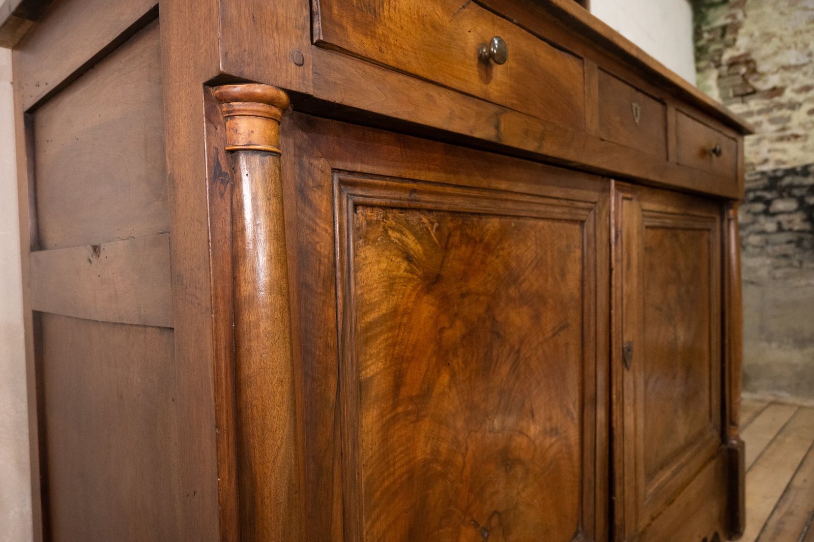 A Superb 18th Century French Empire Walnut Dresser photo 3172.0
