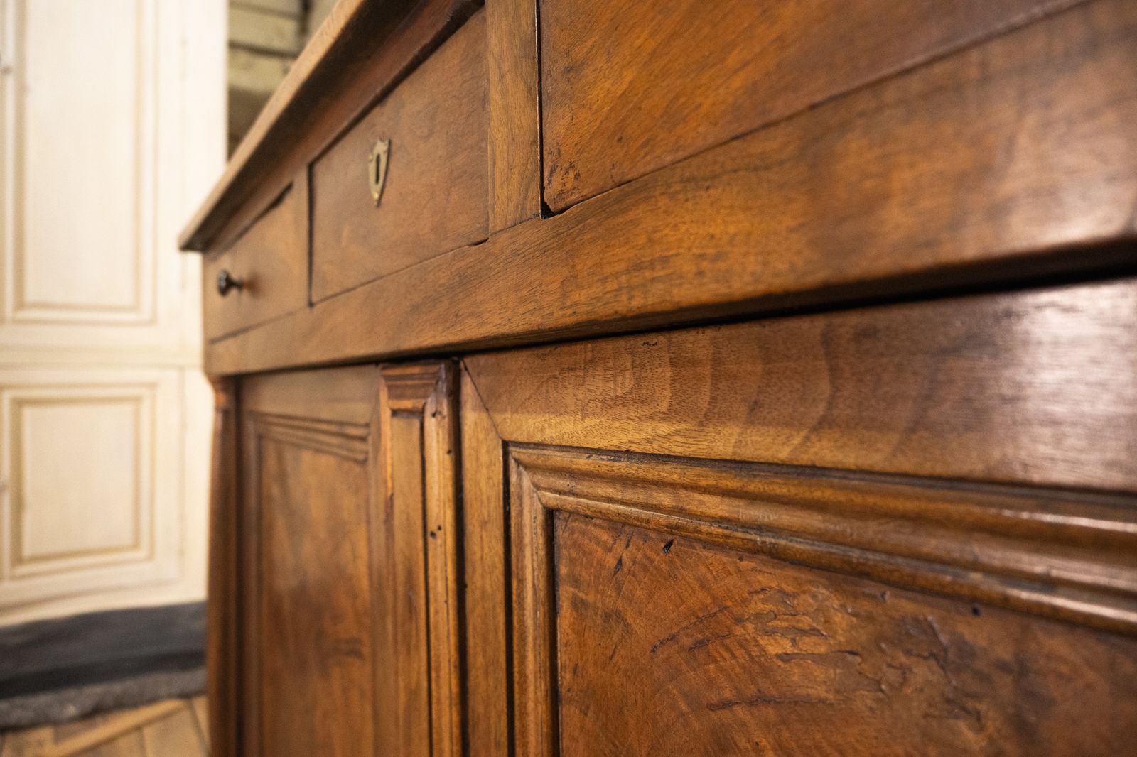 A Superb 18th Century French Empire Walnut Dresser photo vintage