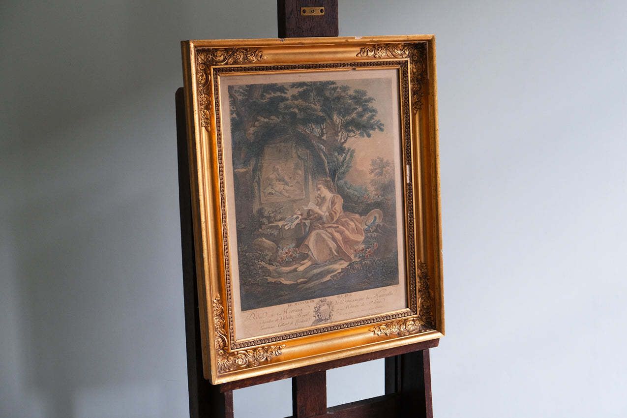 Painted Engraving, After François Boucher (1703 1770)