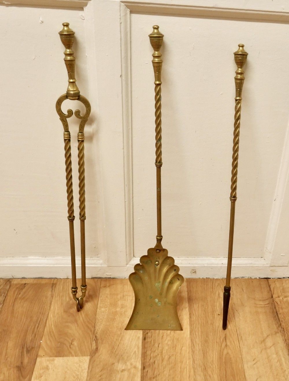 19th Century Set Of Long Barley Twist Tools photo Home Fixtures