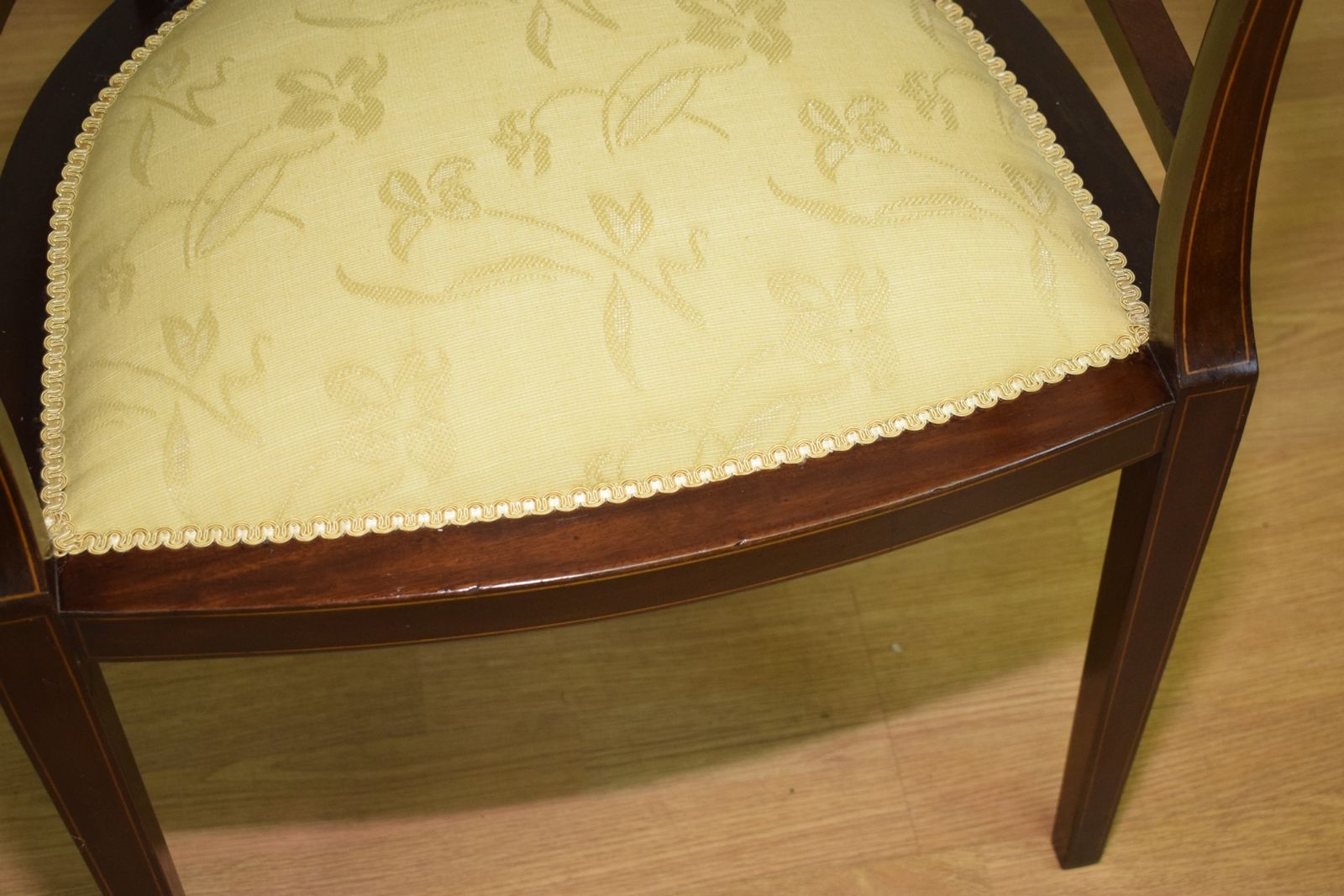 photo buy Edwardian Inlaid Tub Chair, 1900s