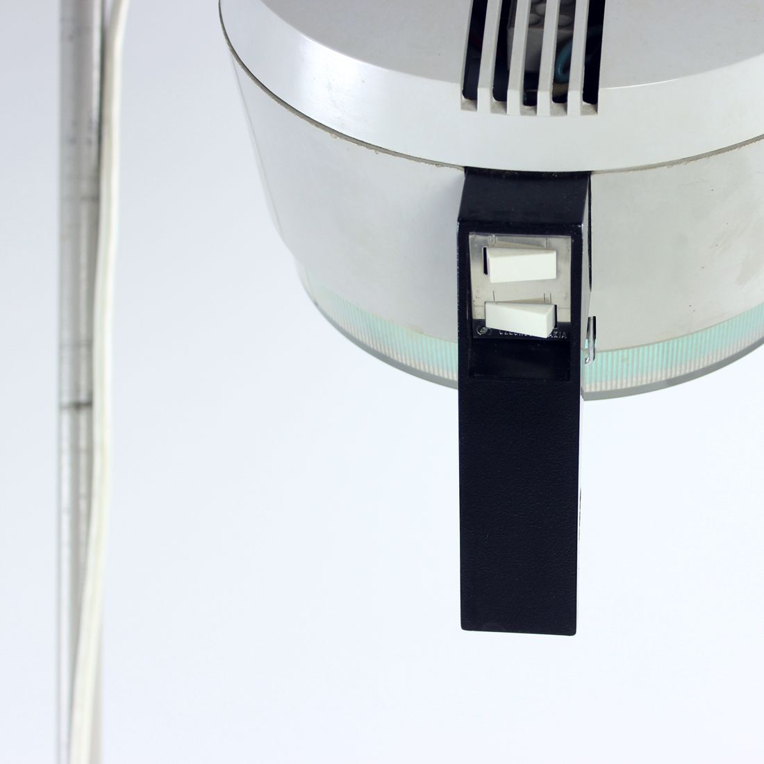 Tall Metal Doctor's Floor Lamp, Czechoslovakia 1950s photo vinterior