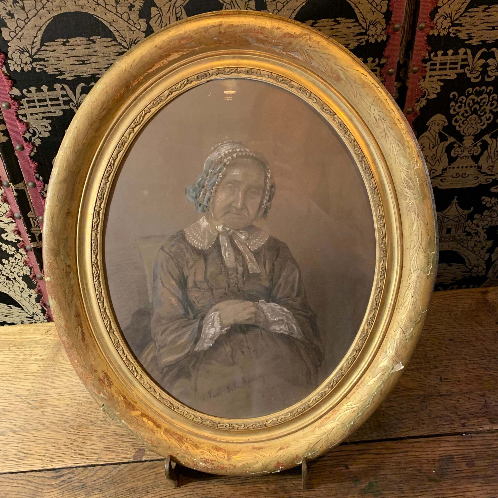 Portrait Of Lady, 1800s, Antique photo Art