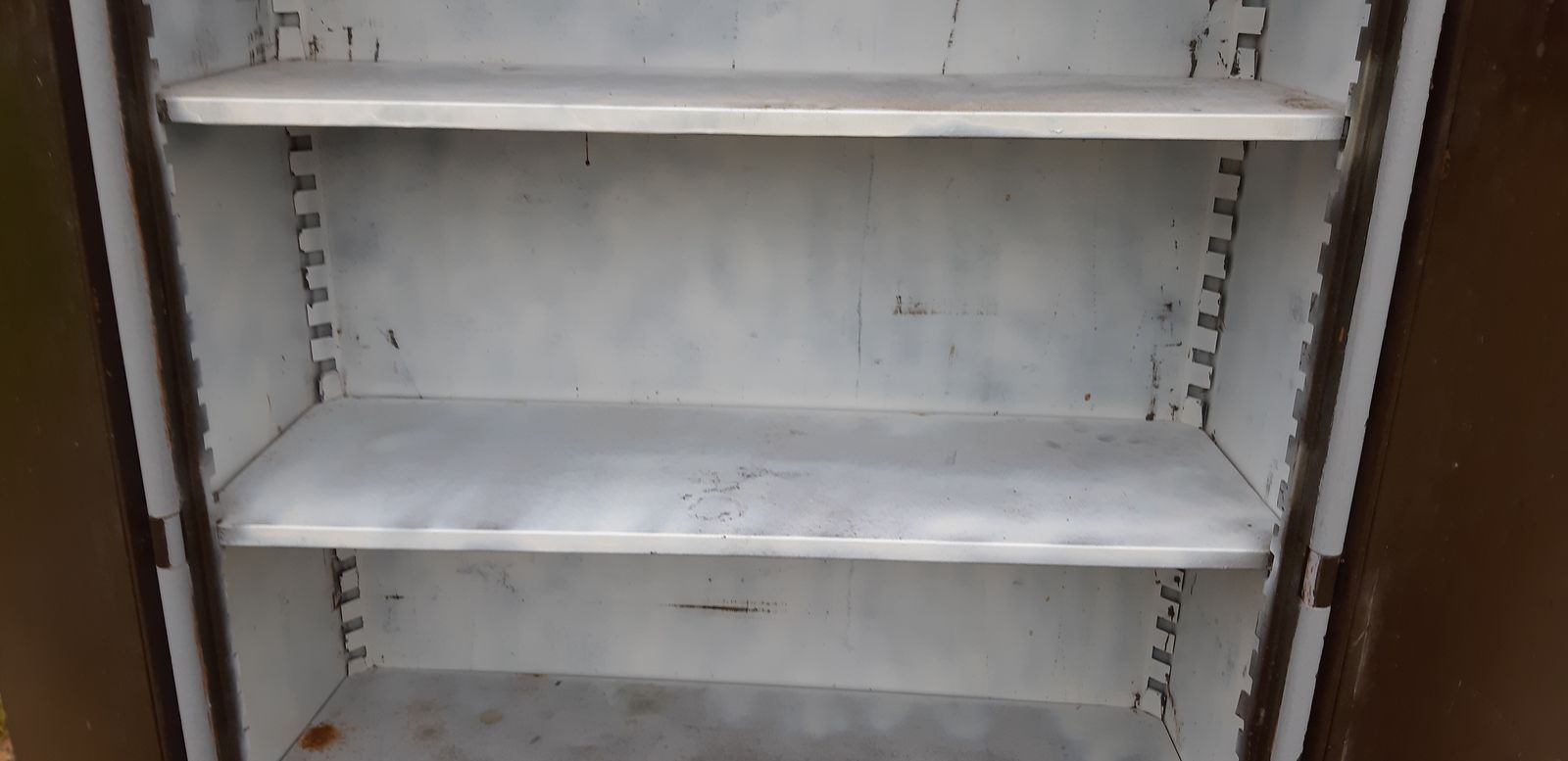 photo vinterior Industrial Iron Cabinet, 1950s