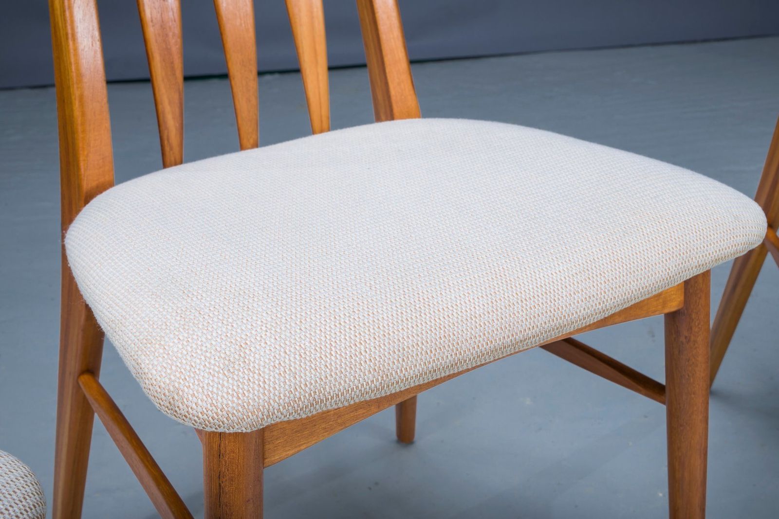 Mid Century Eva Dining Chairs By Niels Koeefoed For Koefoed Hornslet, 1960s, Set Of 4 photo buy