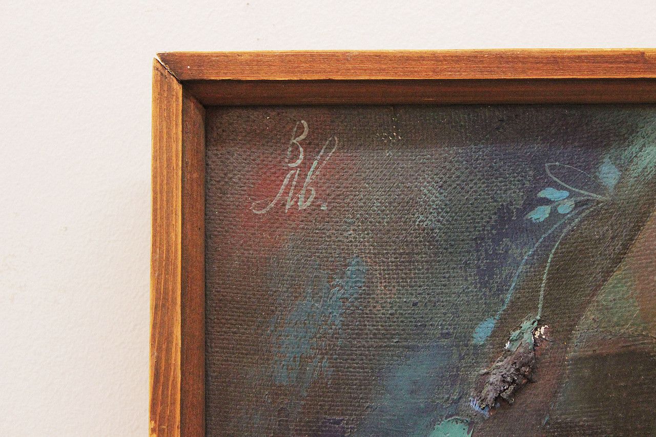 Oil On Canvas By Avekina Valentina, 1992 photo for sale