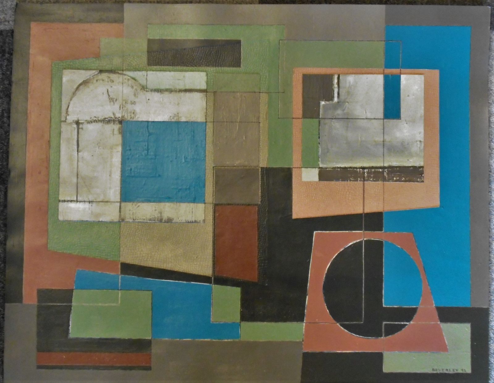 Untitled (Mixed Media On Handmade Paper) By Beverley Peter Meyers