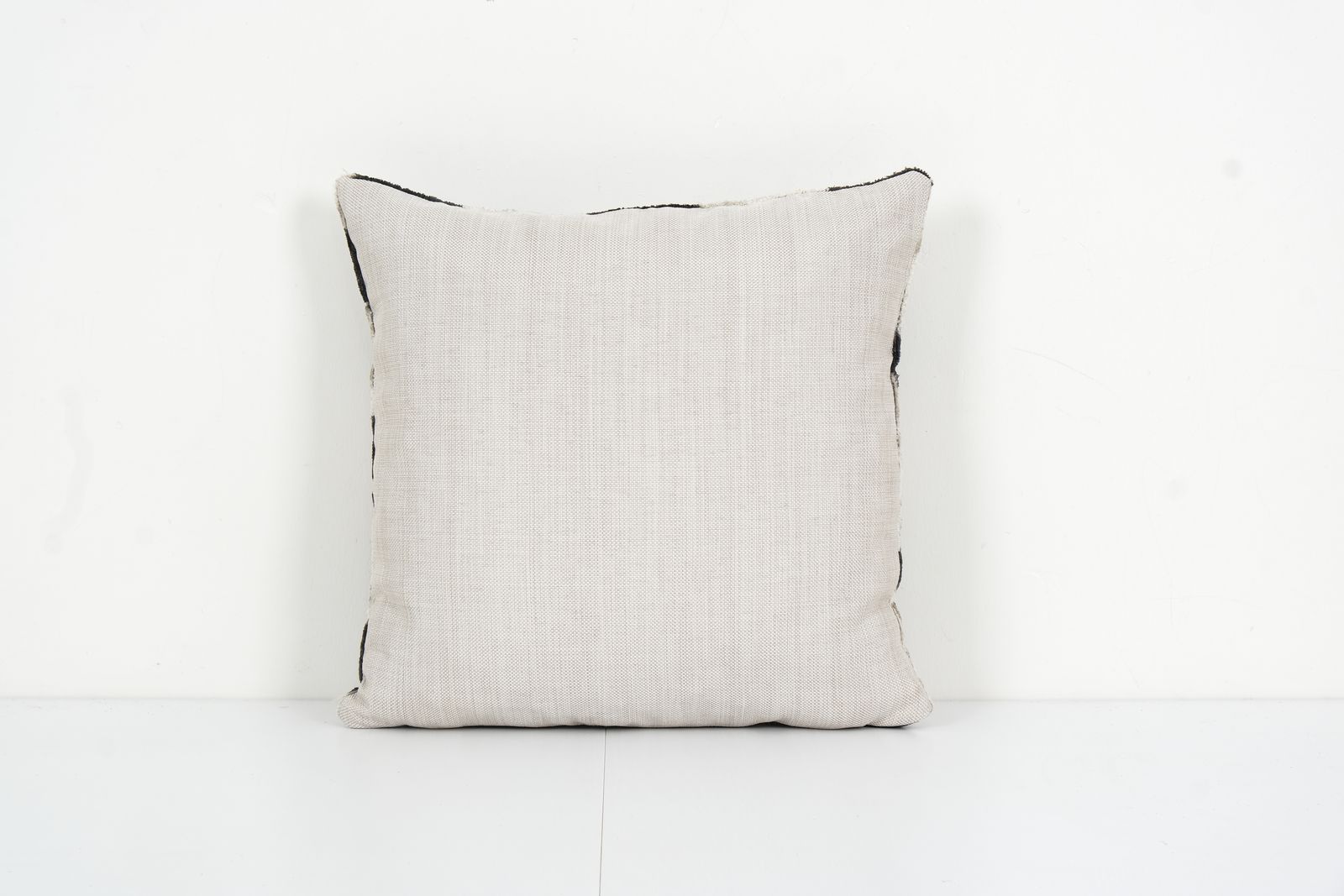 Black Silk Ikat Velvet Pillow Cover, Polka Dot Ikat Lumbar Cushion Cover, Decorative Pillowcase 16" X 16" photo for sale