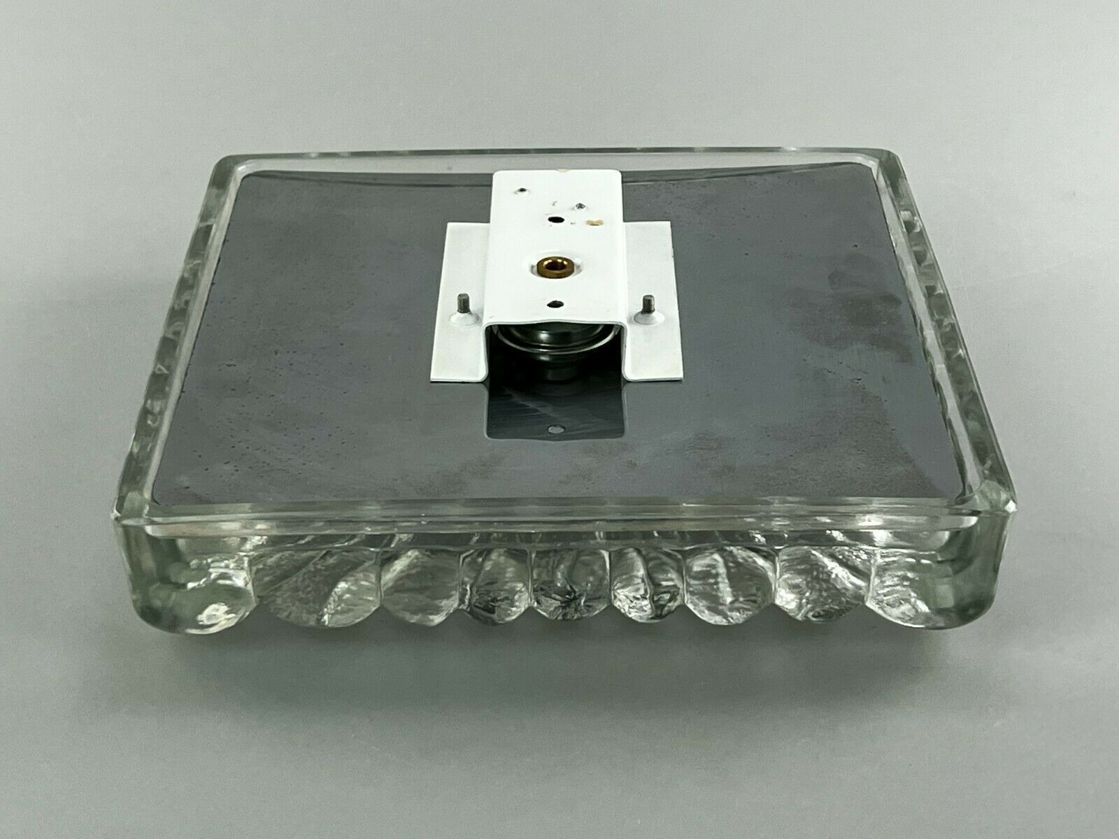 60s 70s Lamp Light Wall Lamp Wall Lamp Ice Glass Space Age Design 60s photo vintage
