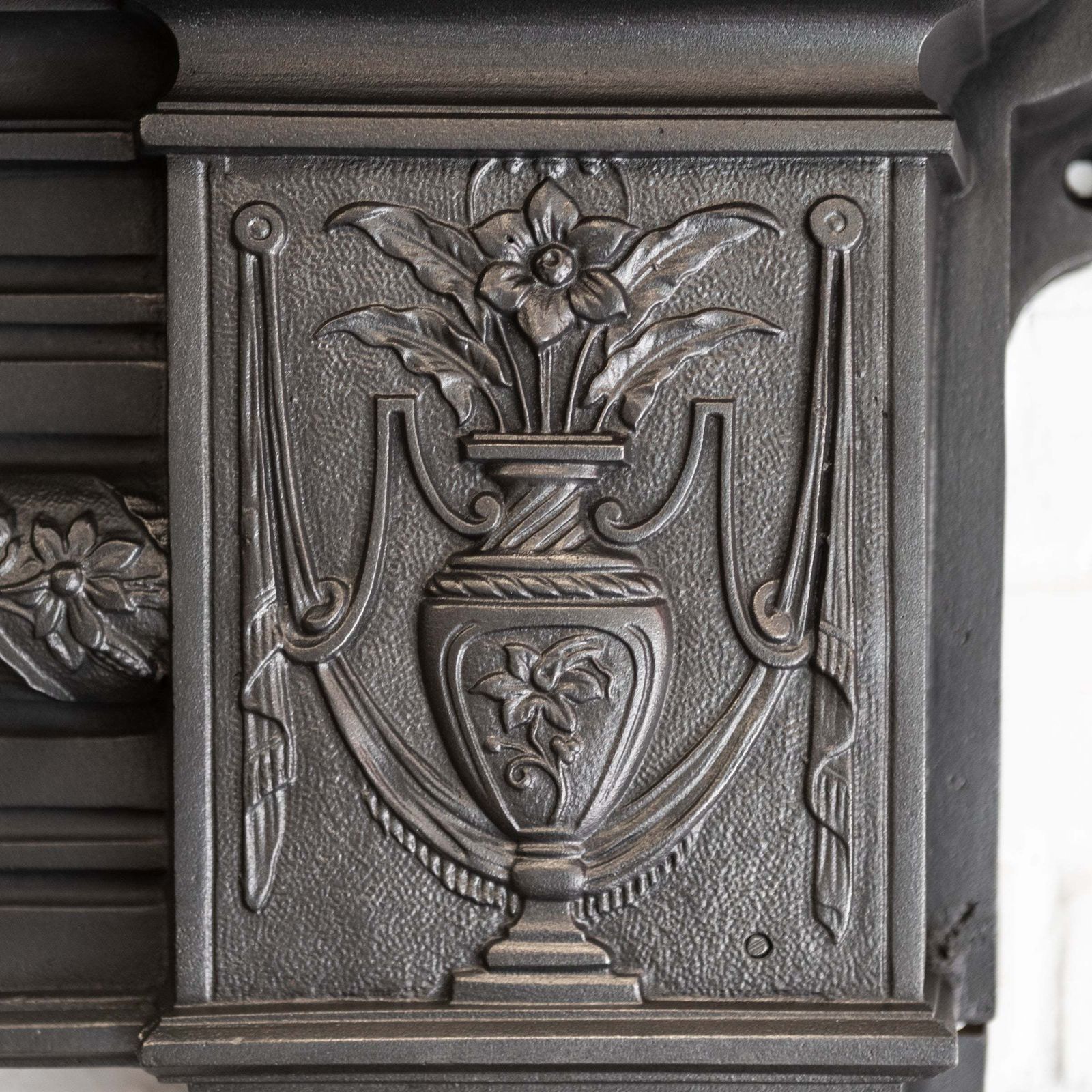 Rare Antique Victorian Cast Iron Fireplace Surround photo 2200.0