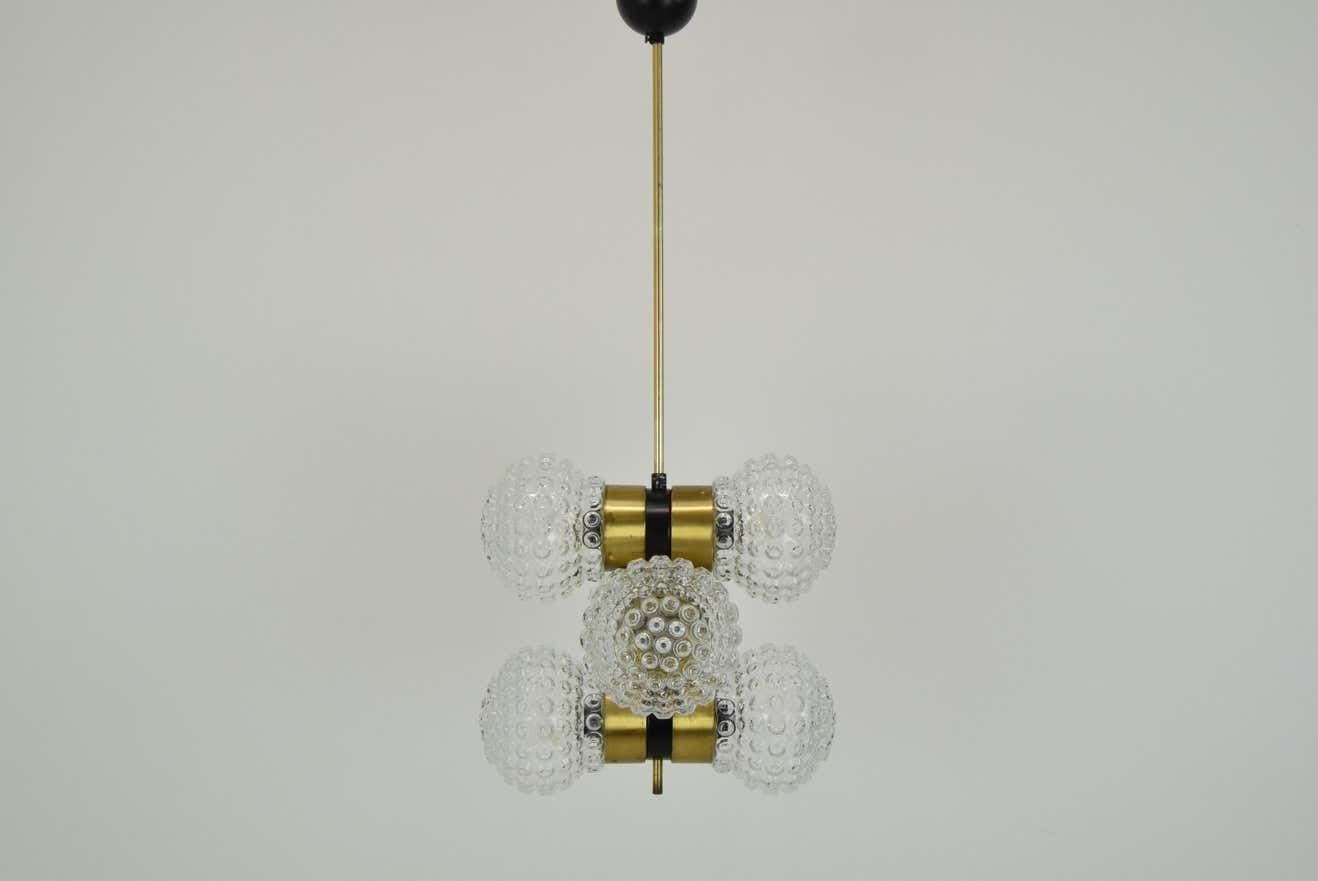 Mid Century Chandelier By Napako,1960's