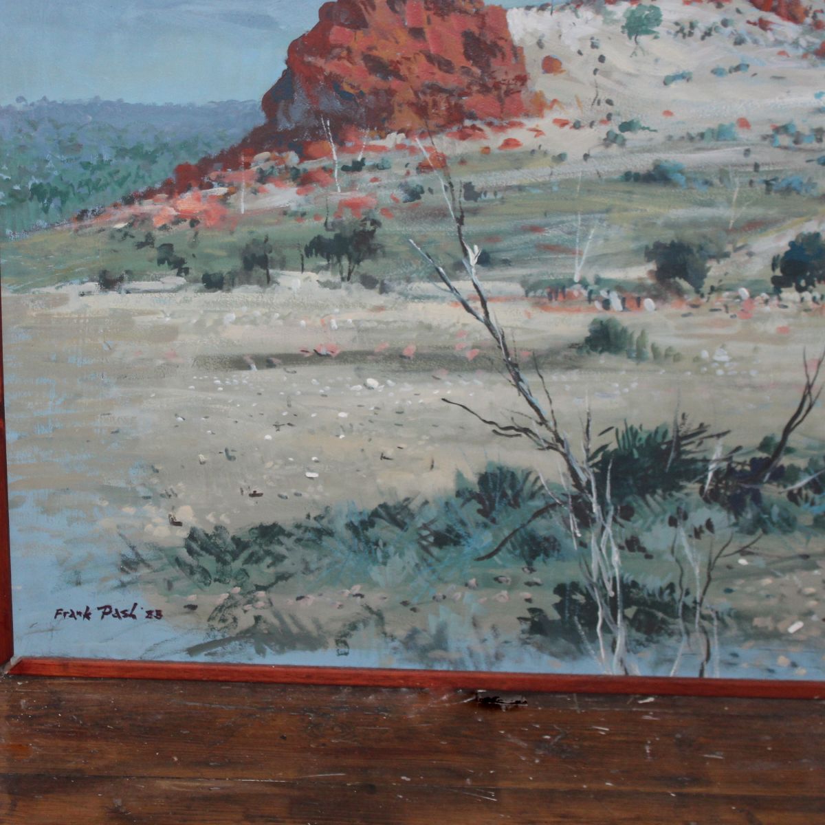 Australian Outback Vintage Painting Ideal For Country House photo for sale