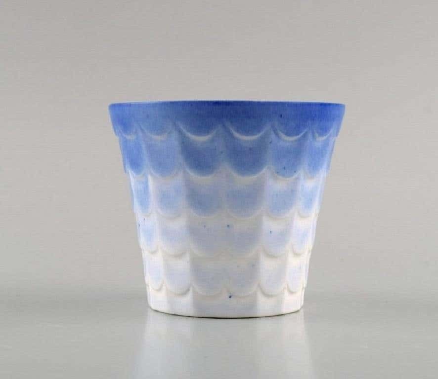 Wilhelm Kåge For Gustavsberg, Four Art Deco Herb Pots In Glazed Porcelain photo 251.0
