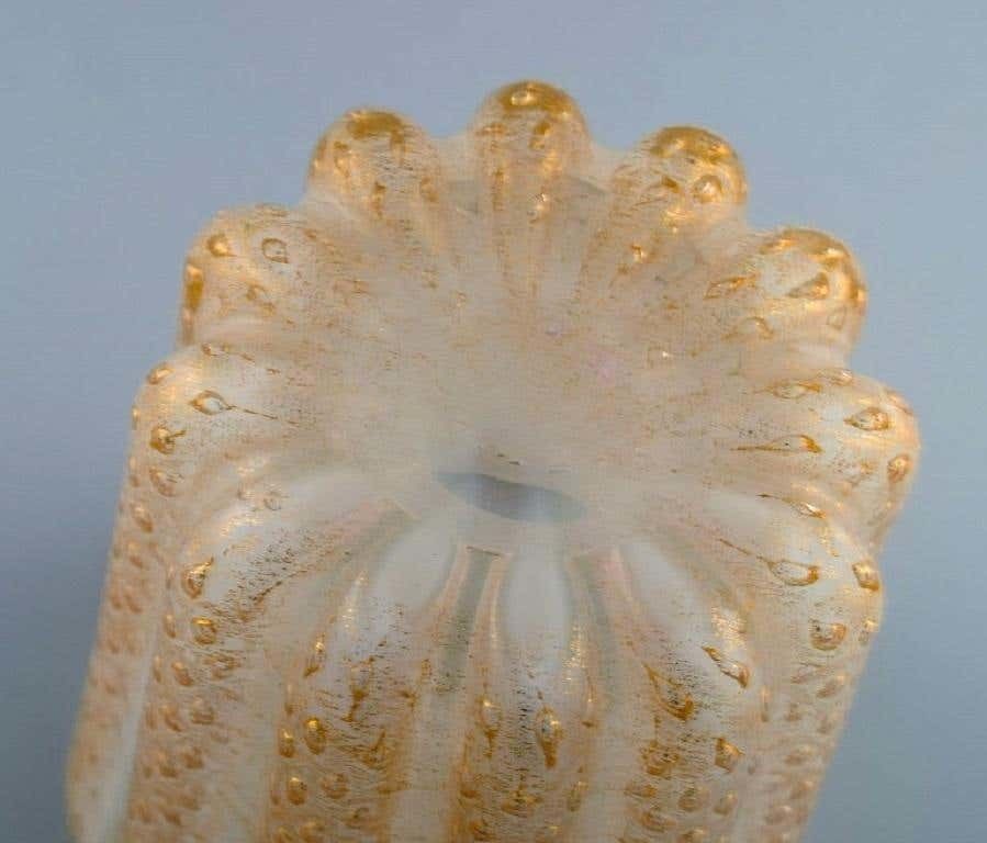 Barovier And Toso, Venice. Large Vase In Mouth Blown Art Glass. 1960s photo buy