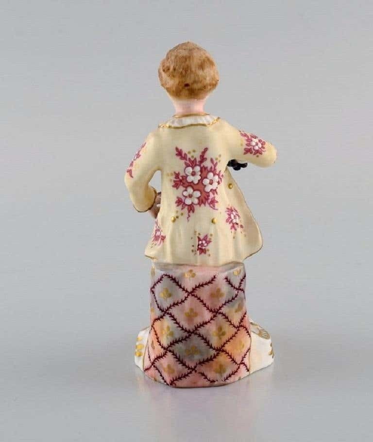 Royal Crown Derby, England, Hand Painted Porcelain Figure, "Fruitseller", 1930s photo Home Decor