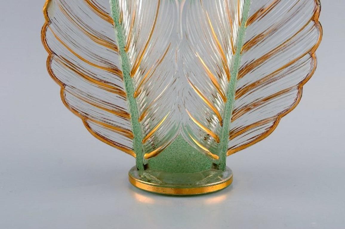 Pierre Gire, Aka Pierre D'avesn, Rare Art Deco Vase In Art Glass photo vinterior
