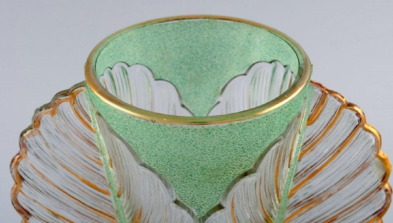 Pierre Gire, Aka Pierre D'avesn, Rare Art Deco Vase In Art Glass photo buy
